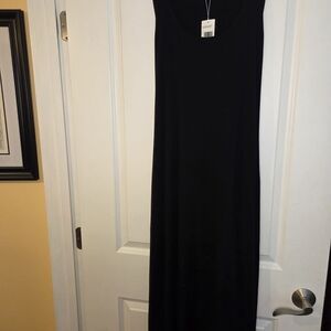 Eileen Fisher Racerback Jersey Dress Sz Med NWT